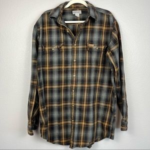 Carhartt Plaid Shirt - Large Tall